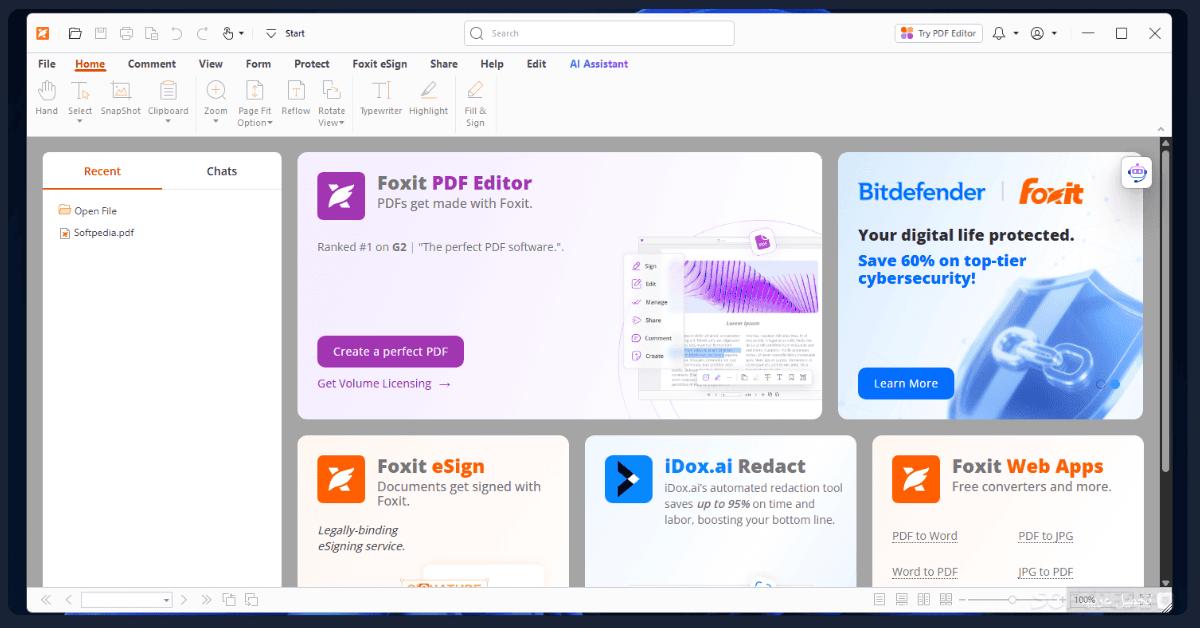 Foxit PDF Editor كامل