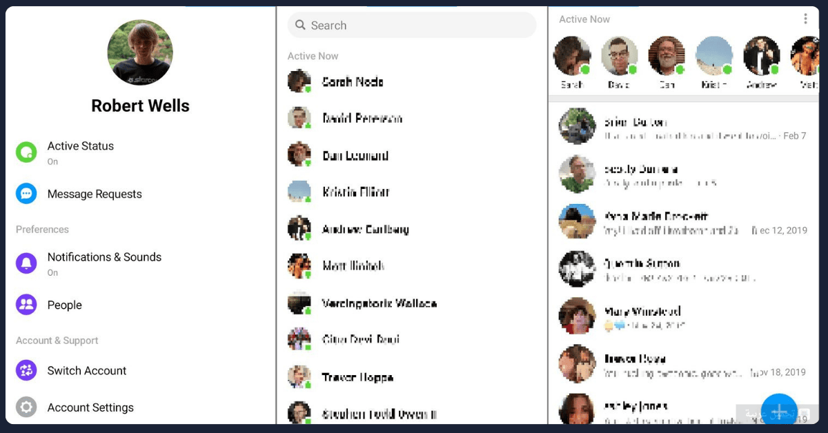 Facebook Messenger للكمبيوتر