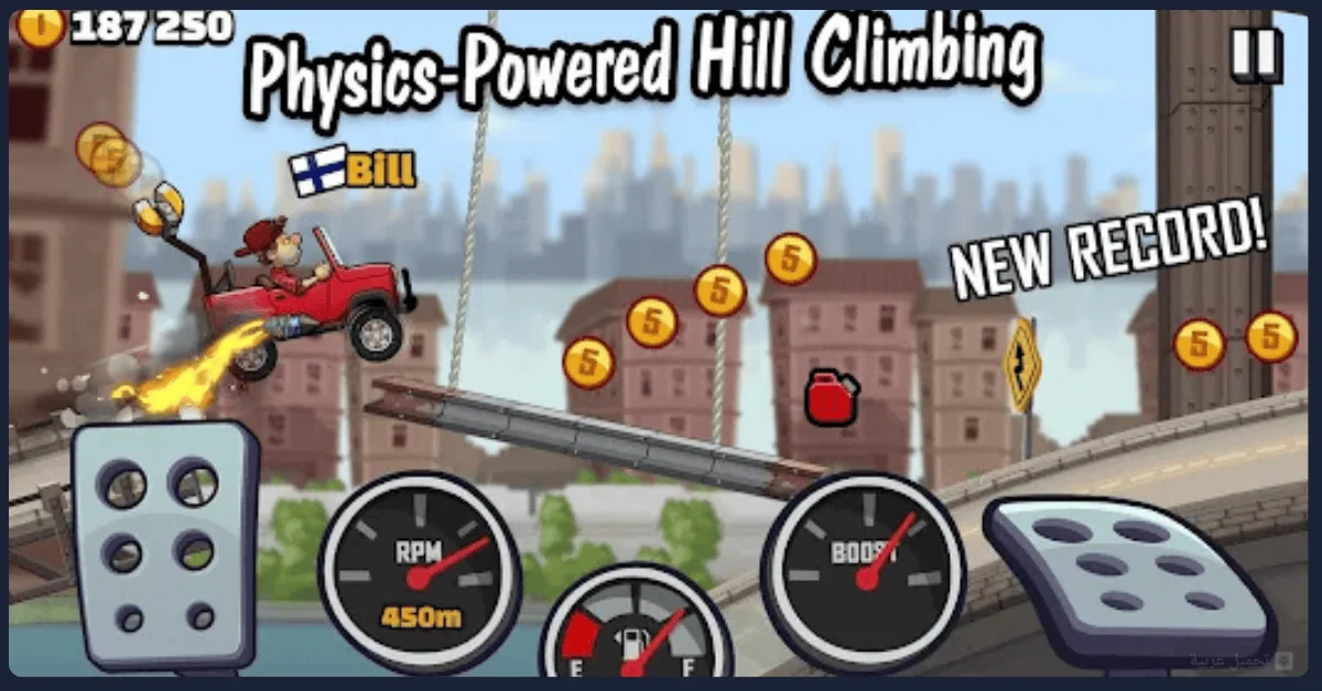Hill Climb Racing 2 مهكرة
