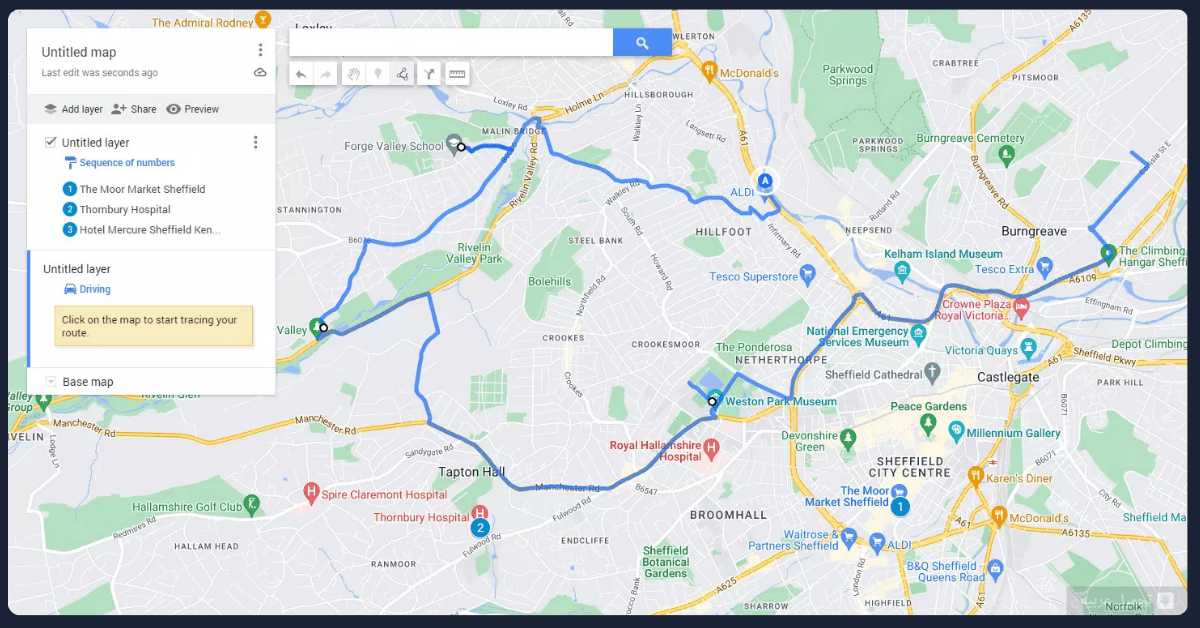 Google Maps للكمبيوتر